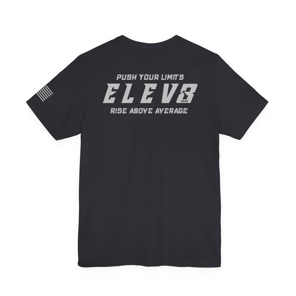 ELEV8 SUPPLY PUSH YOUR LIMITS TEE GREY LOGO