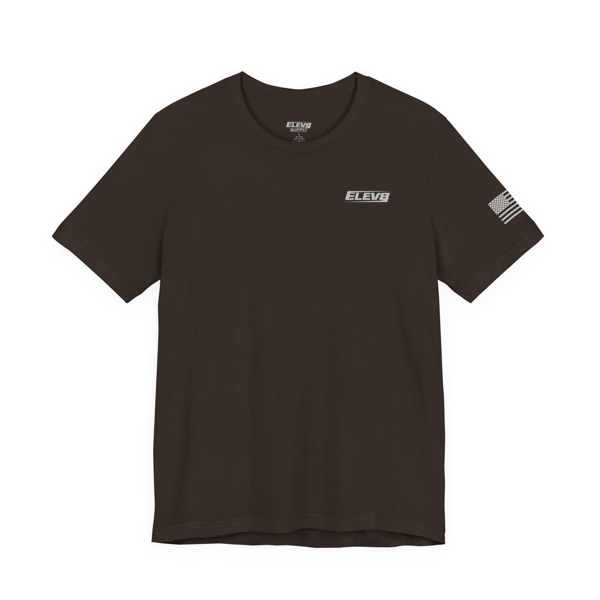 ELEV8 SUPPLY PUSH YOUR LIMITS TEE GREY LOGO