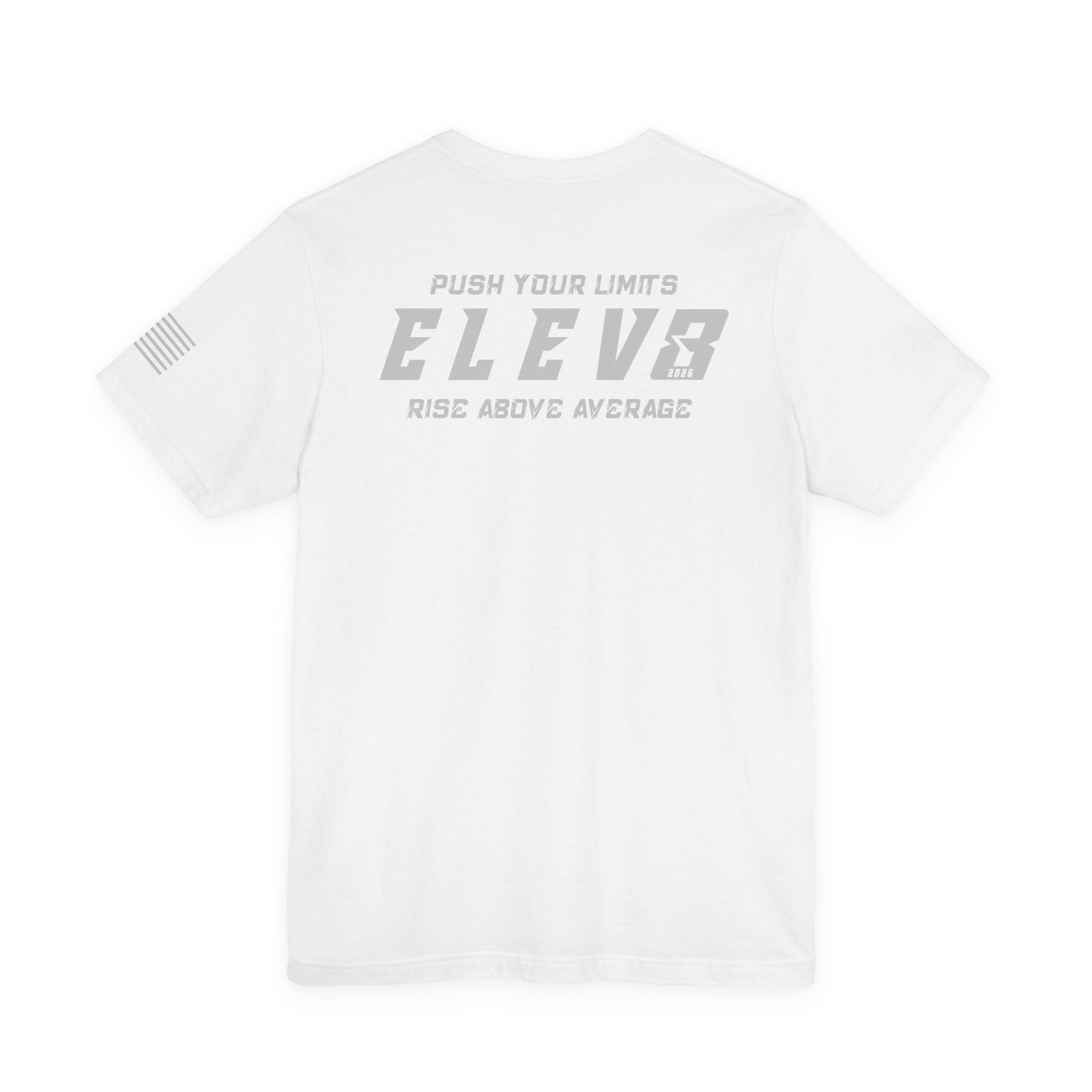 ELEV8 SUPPLY PUSH YOUR LIMITS TEE GREY LOGO