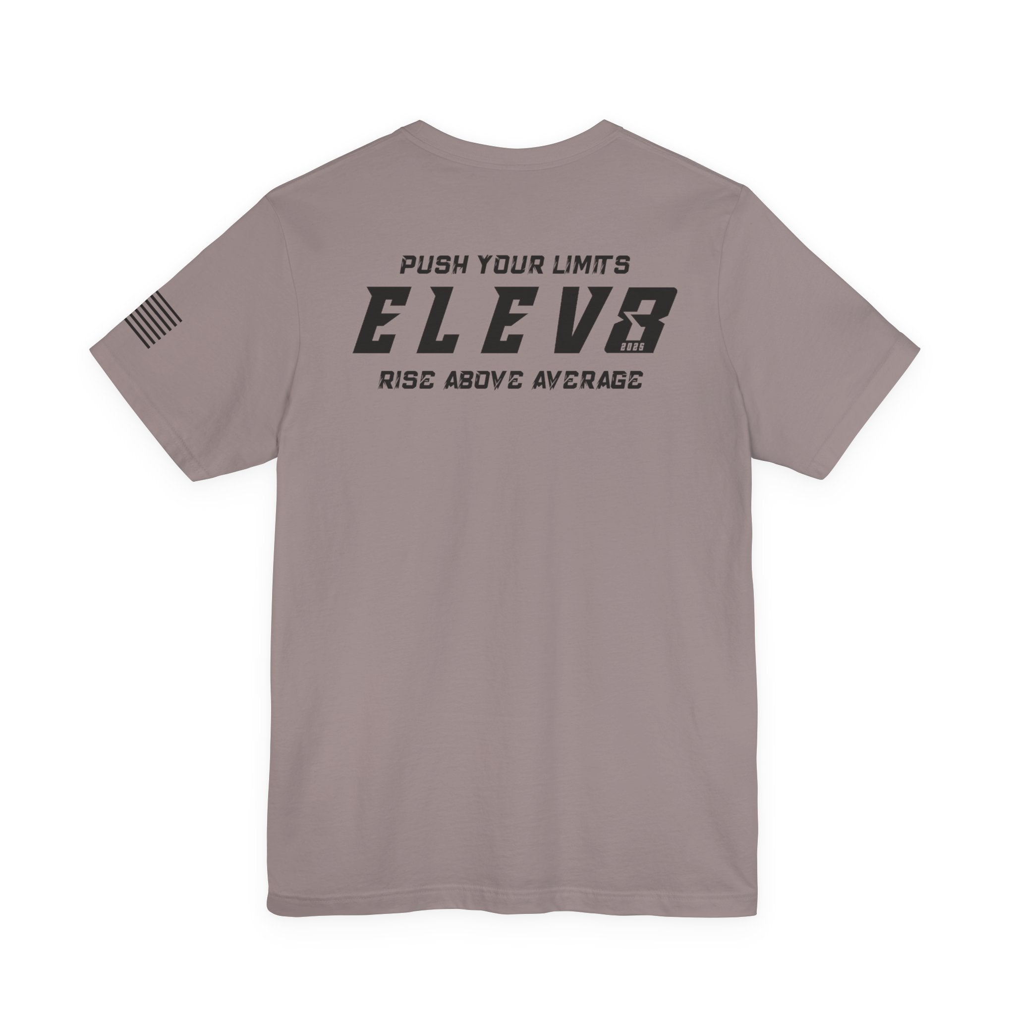 ELEV8 SUPPLY PUSH YOUR LIMITS TEE BLACK LOGO