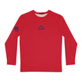 Long Sleeve Shirt - ELEV8 Red with American Flag