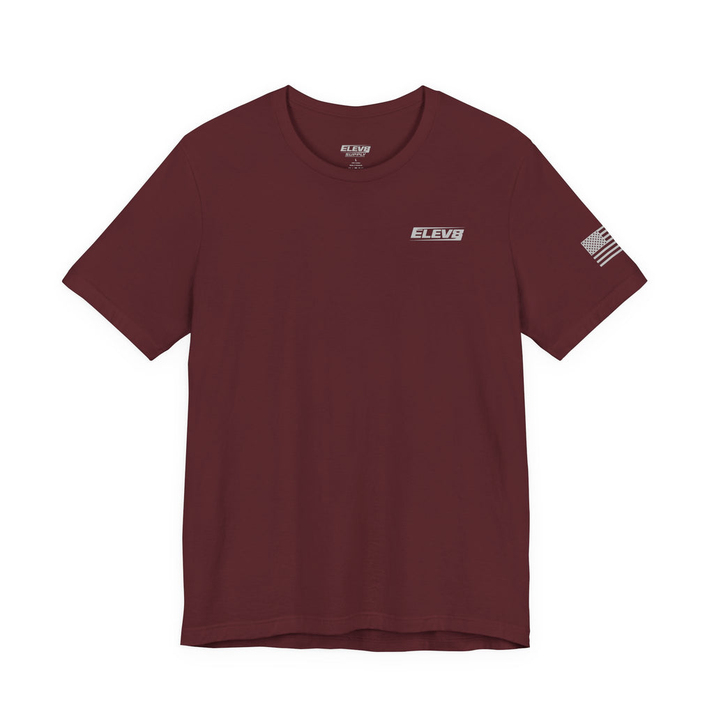 ELEV8 SUPPLY PUSH YOUR LIMITS TEE GREY LOGO