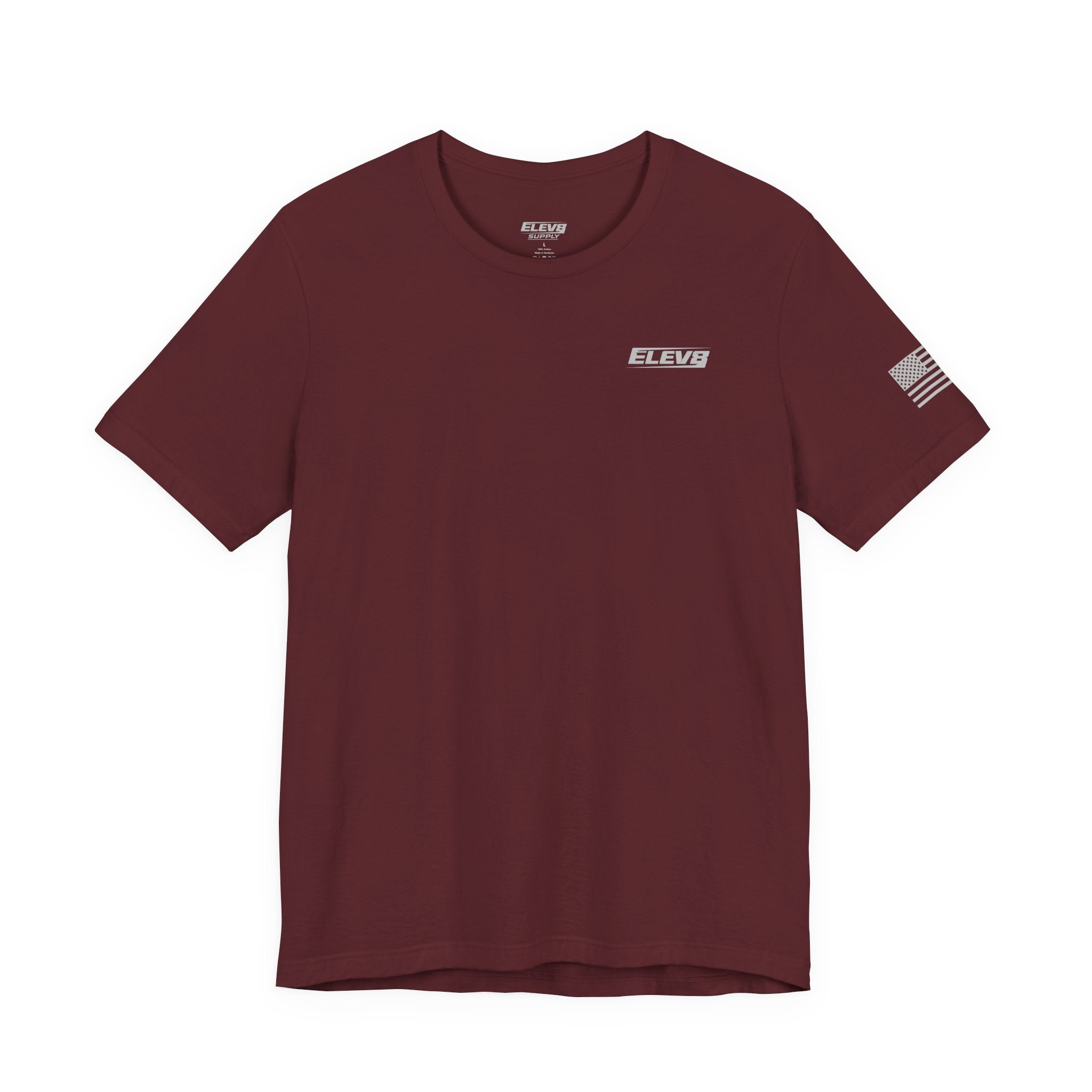 ELEV8 SUPPLY PUSH YOUR LIMITS TEE GREY LOGO