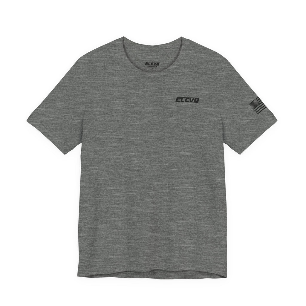 ELEV8 SUPPLY PUSH YOUR LIMITS TEE BLACK LOGO