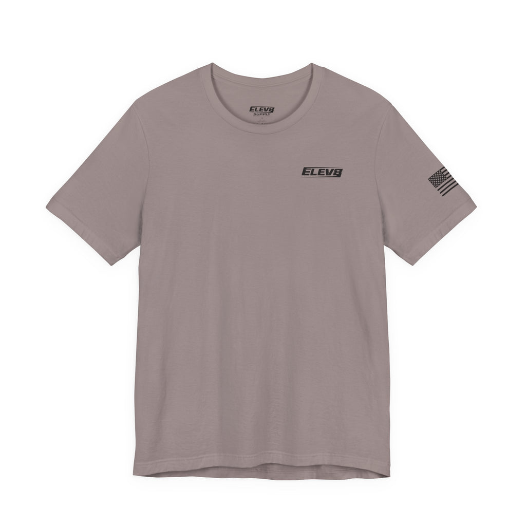 ELEV8 SUPPLY PUSH YOUR LIMITS TEE BLACK LOGO