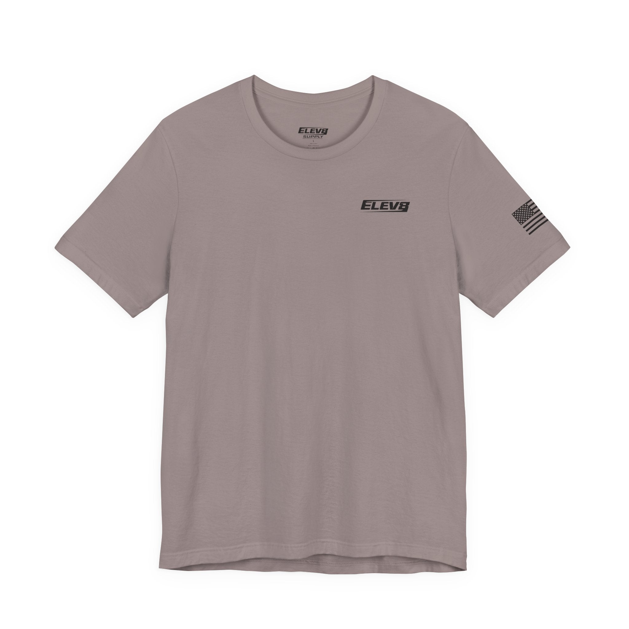 ELEV8 SUPPLY PUSH YOUR LIMITS TEE BLACK LOGO