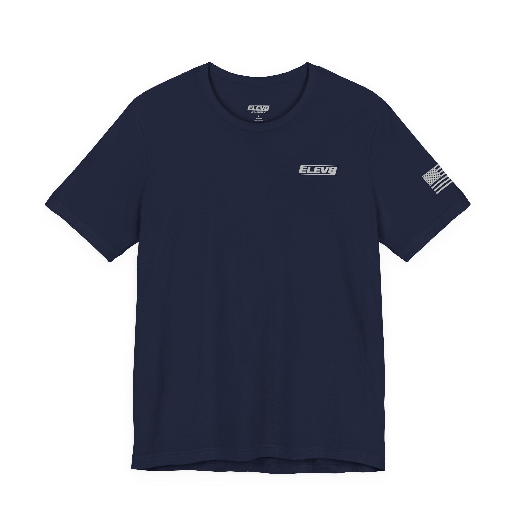 ELEV8 SUPPLY PUSH YOUR LIMITS TEE GREY LOGO