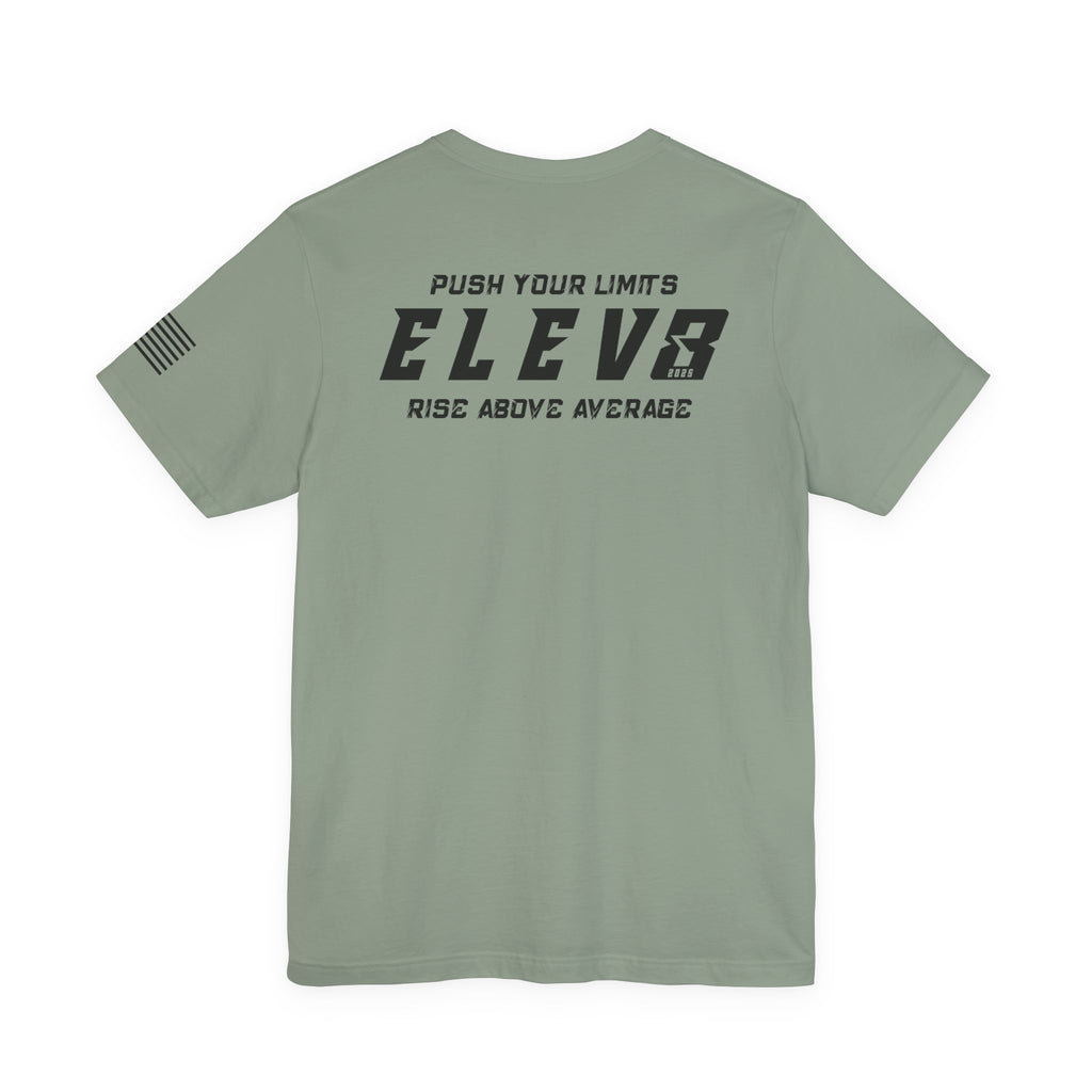 ELEV8 SUPPLY PUSH YOUR LIMITS TEE BLACK LOGO
