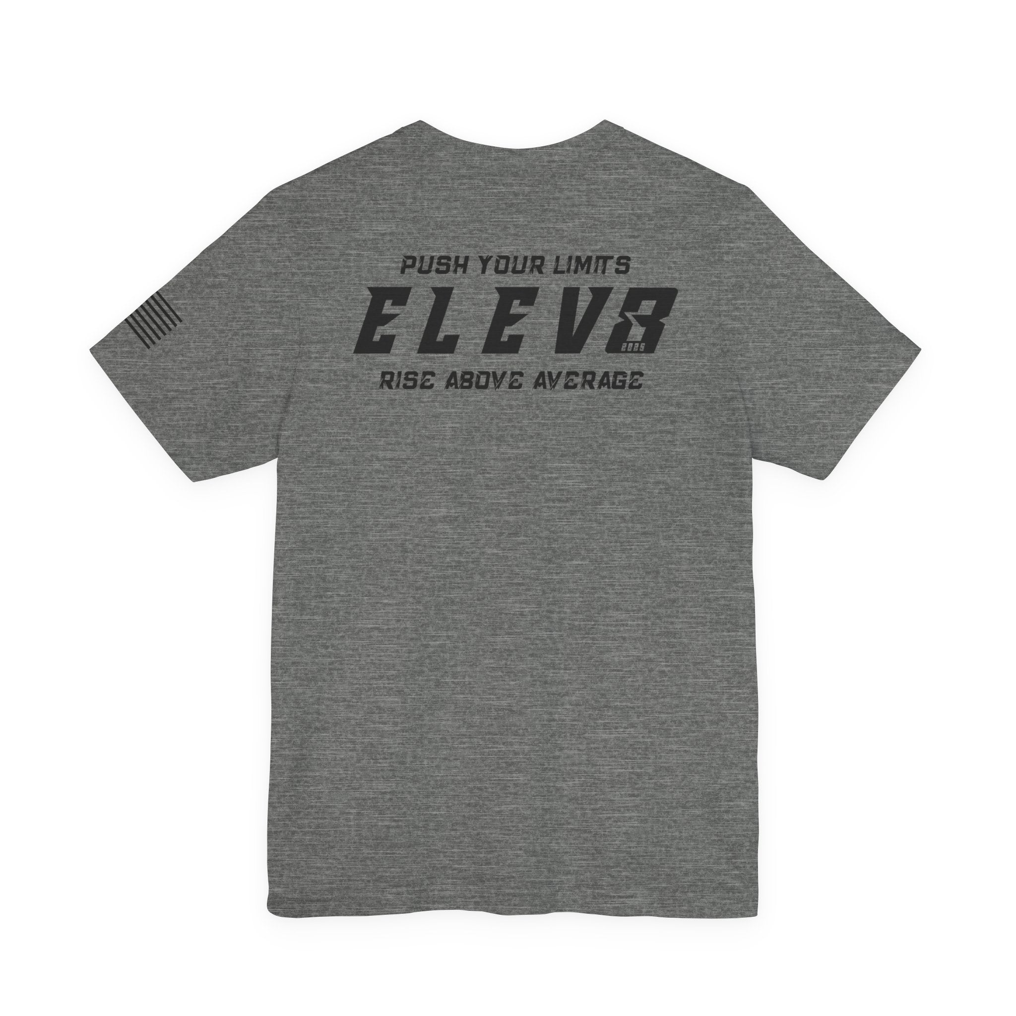 ELEV8 SUPPLY PUSH YOUR LIMITS TEE BLACK LOGO