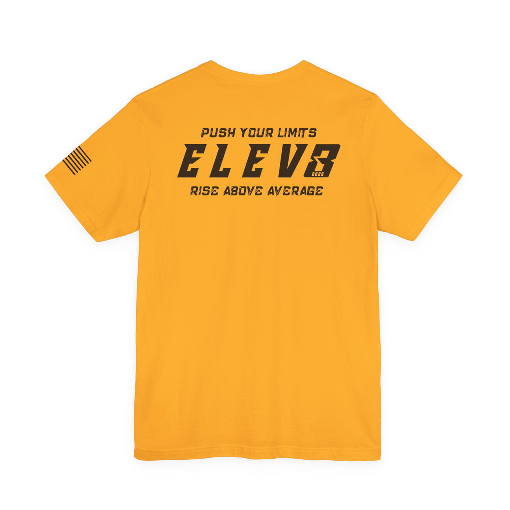 ELEV8 SUPPLY PUSH YOUR LIMITS TEE BLACK LOGO