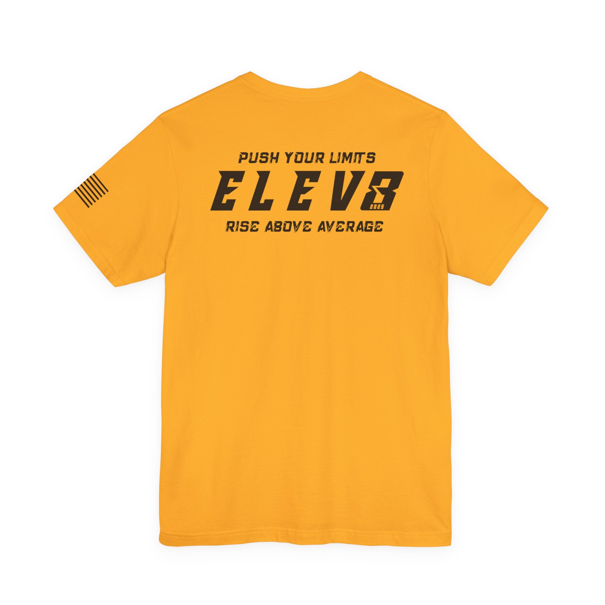 ELEV8 SUPPLY PUSH YOUR LIMITS TEE BLACK LOGO