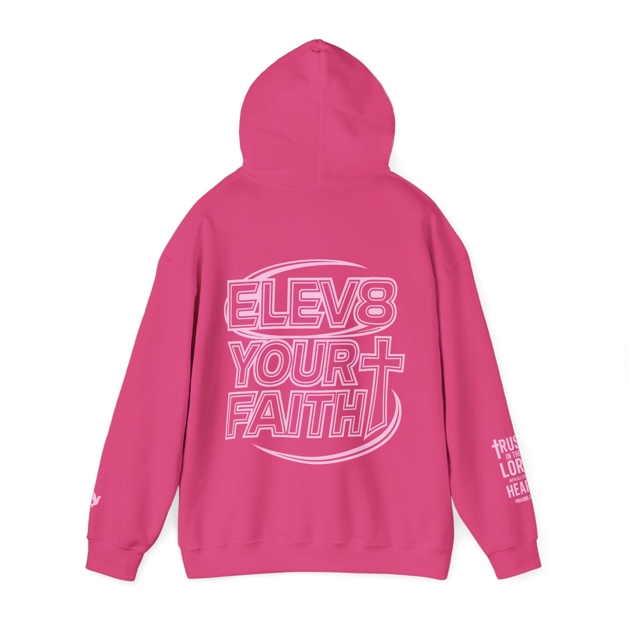 ELEVATE YOUR FAITH HOODIE PINK