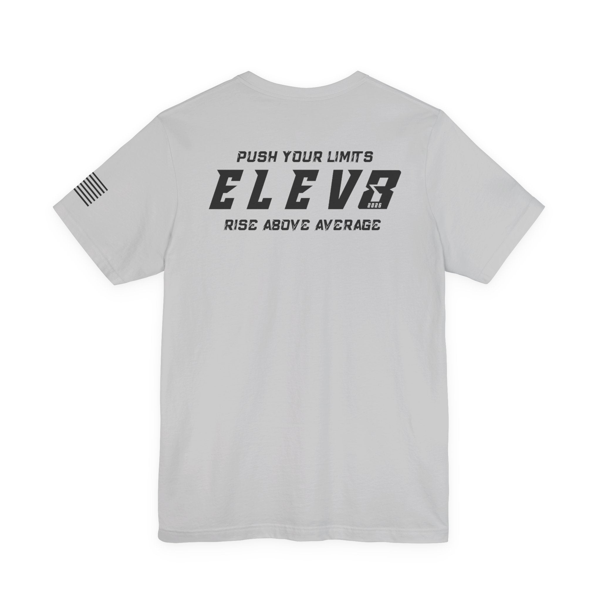 ELEV8 SUPPLY PUSH YOUR LIMITS TEE BLACK LOGO