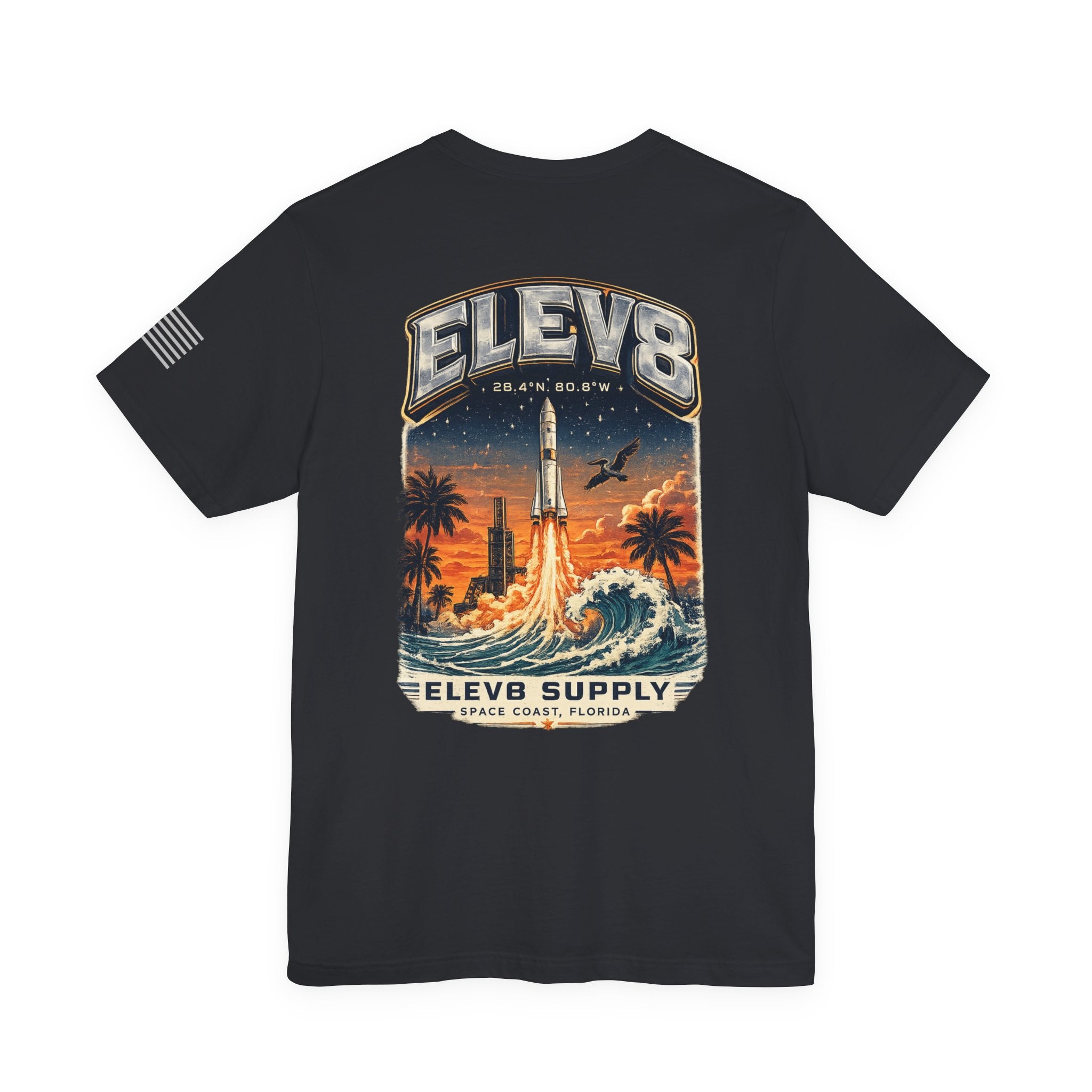 ELEV8 Launch Tide Space Coast Tee