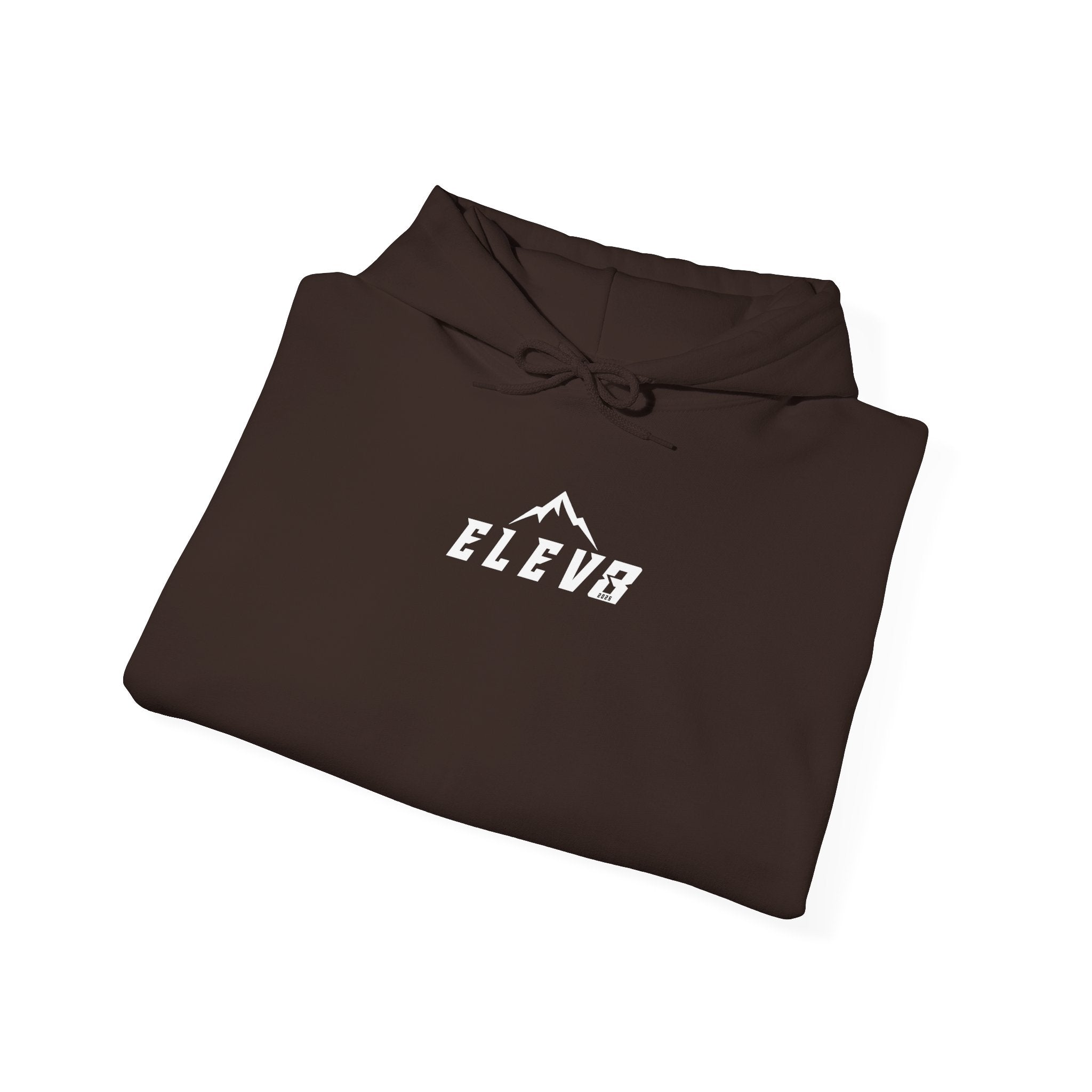 ELEV8 HOODIE WHITE LOGO