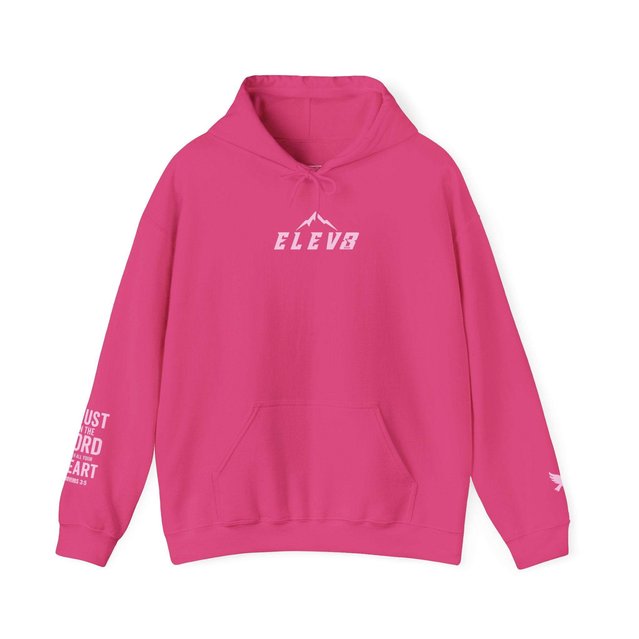ELEVATE YOUR FAITH HOODIE PINK