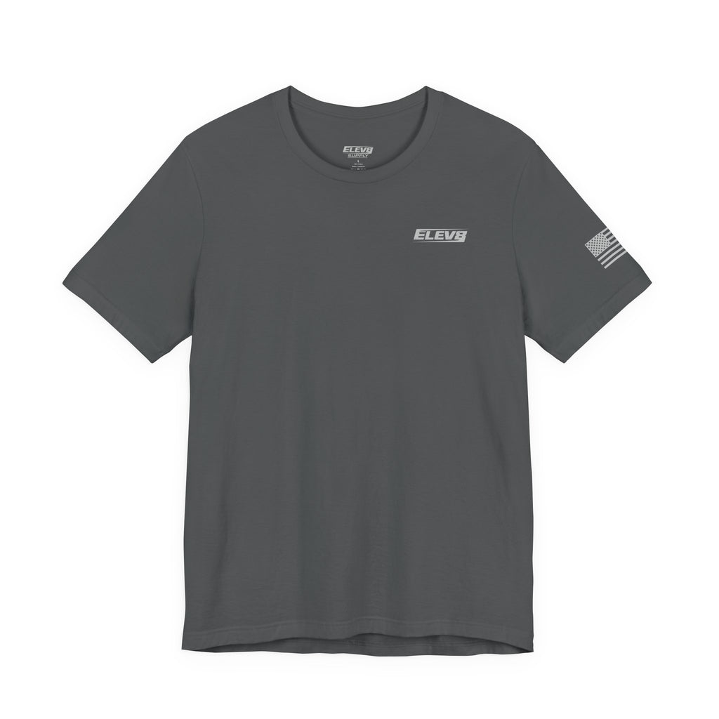 ELEV8 SUPPLY PUSH YOUR LIMITS TEE GREY LOGO