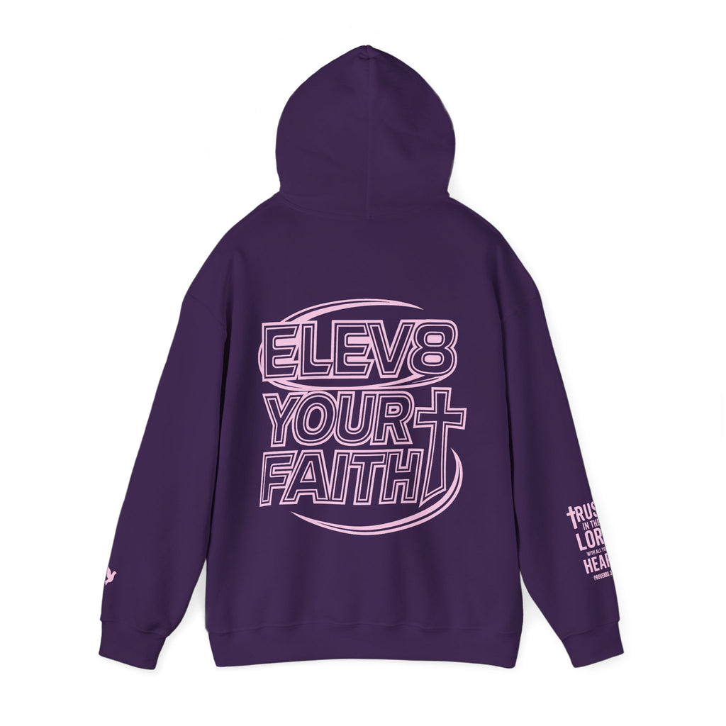 ELEVATE YOUR FAITH HOODIE PINK