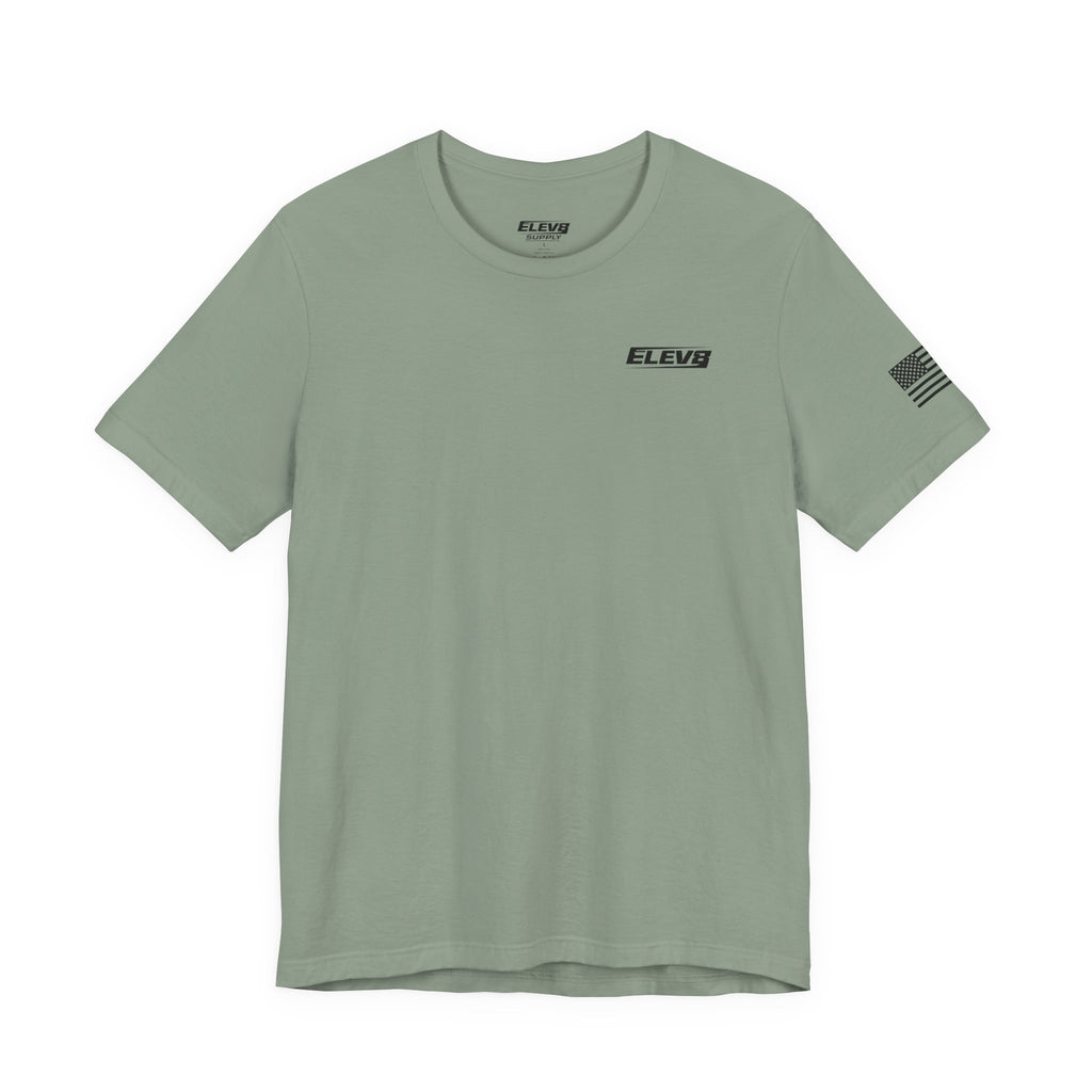 ELEV8 SUPPLY PUSH YOUR LIMITS TEE BLACK LOGO