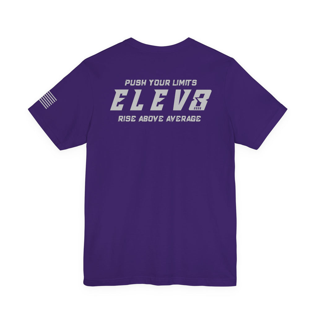 ELEV8 SUPPLY PUSH YOUR LIMITS TEE GREY LOGO