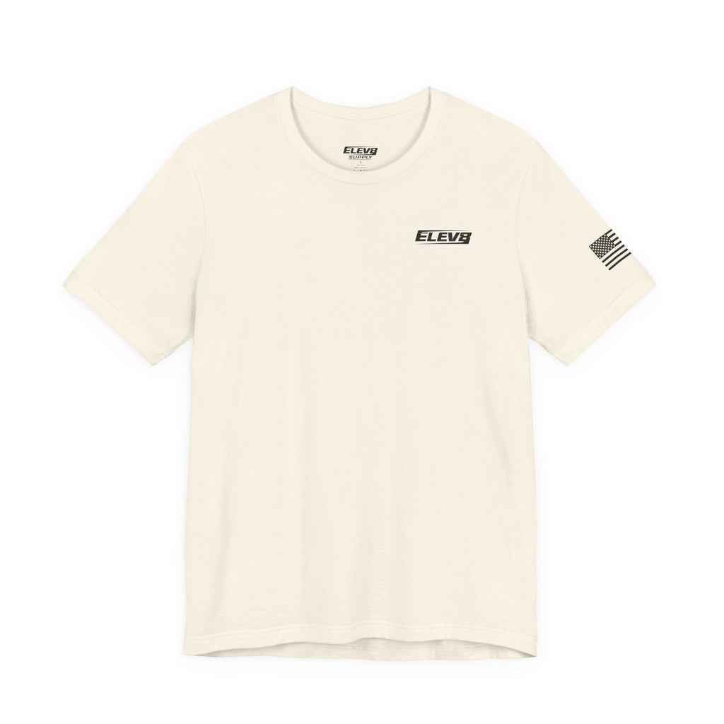 ELEV8 SUPPLY PUSH YOUR LIMITS TEE BLACK LOGO