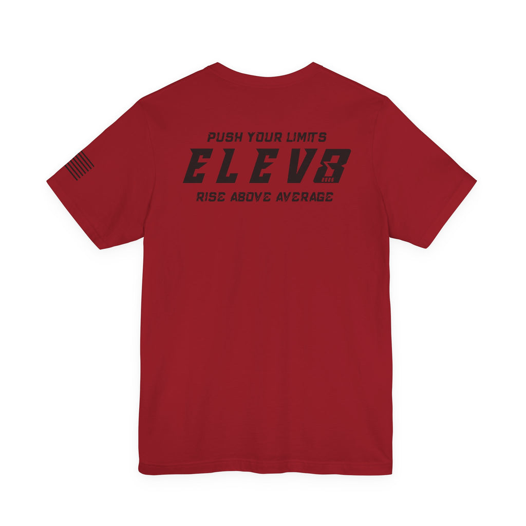 ELEV8 SUPPLY PUSH YOUR LIMITS TEE BLACK LOGO
