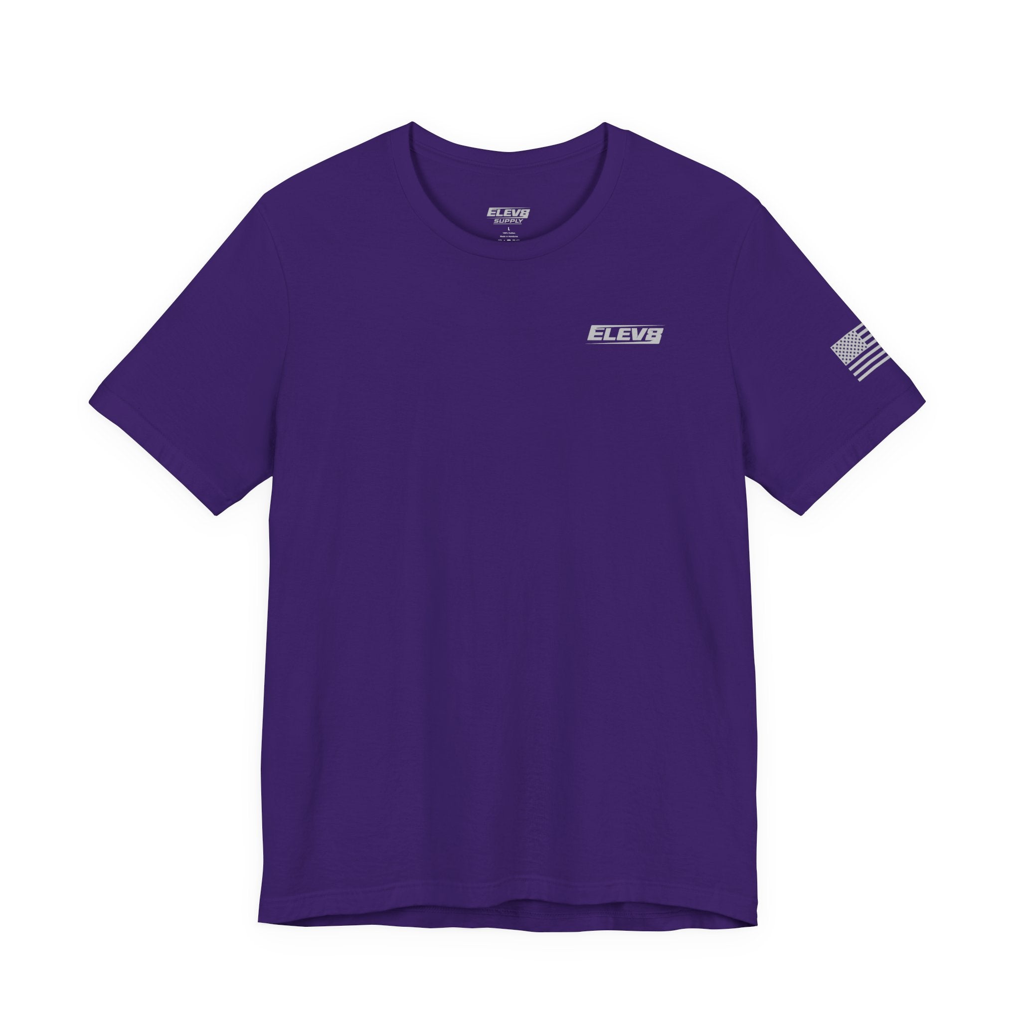 ELEV8 SUPPLY PUSH YOUR LIMITS TEE GREY LOGO