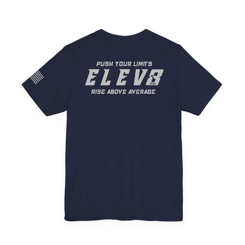 ELEV8 SUPPLY PUSH YOUR LIMITS TEE GREY LOGO