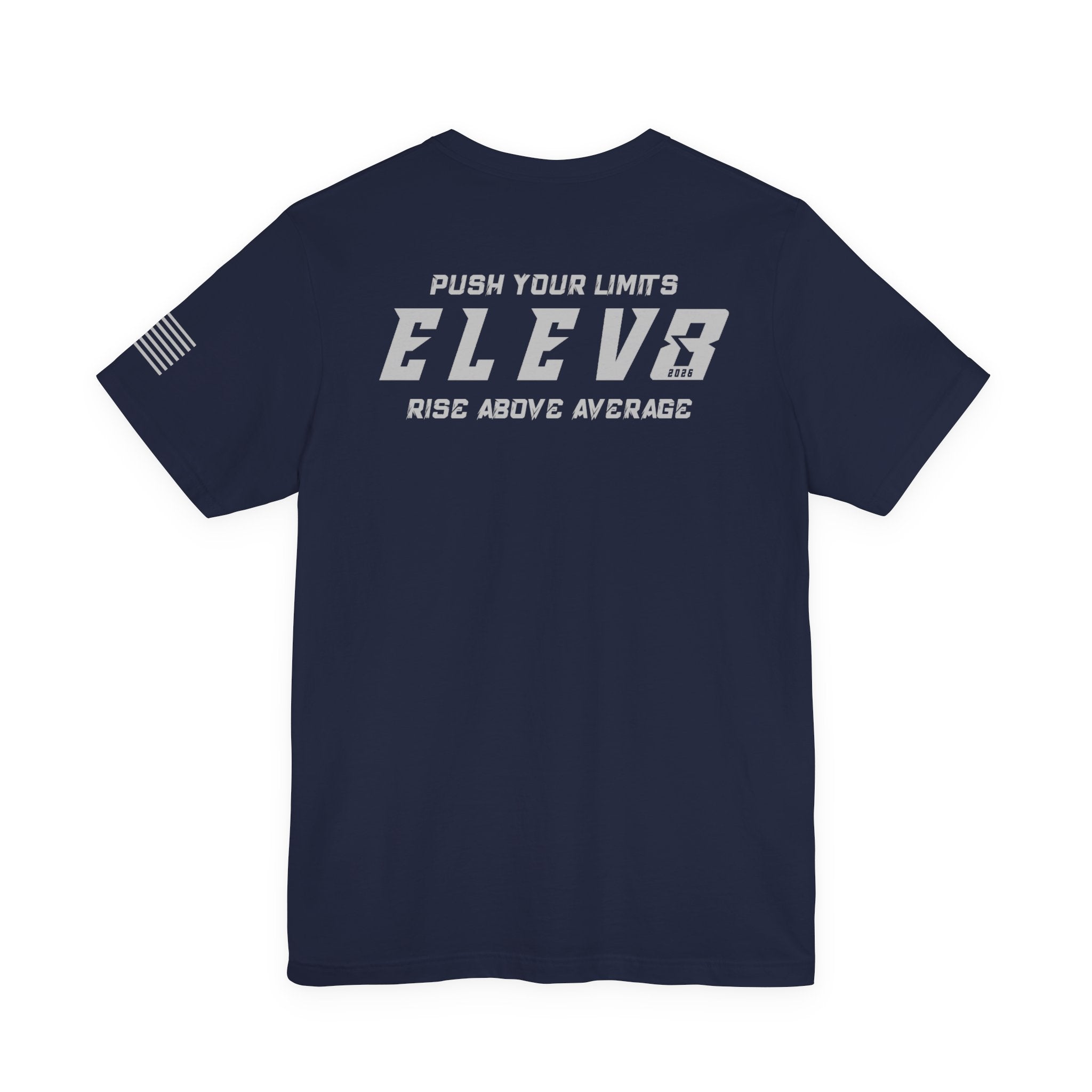ELEV8 SUPPLY PUSH YOUR LIMITS TEE GREY LOGO