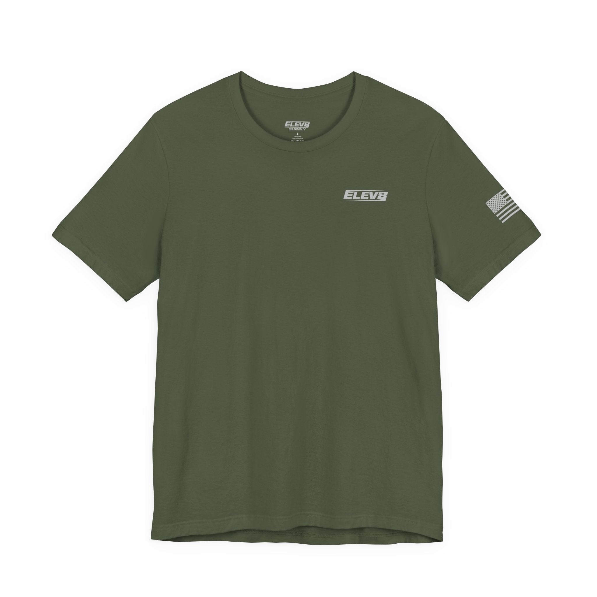 ELEV8 SUPPLY PUSH YOUR LIMITS TEE GREY LOGO
