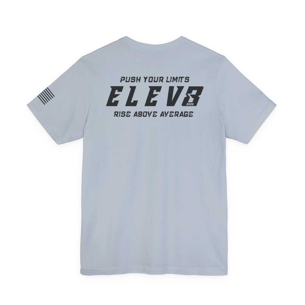 ELEV8 SUPPLY PUSH YOUR LIMITS TEE BLACK LOGO