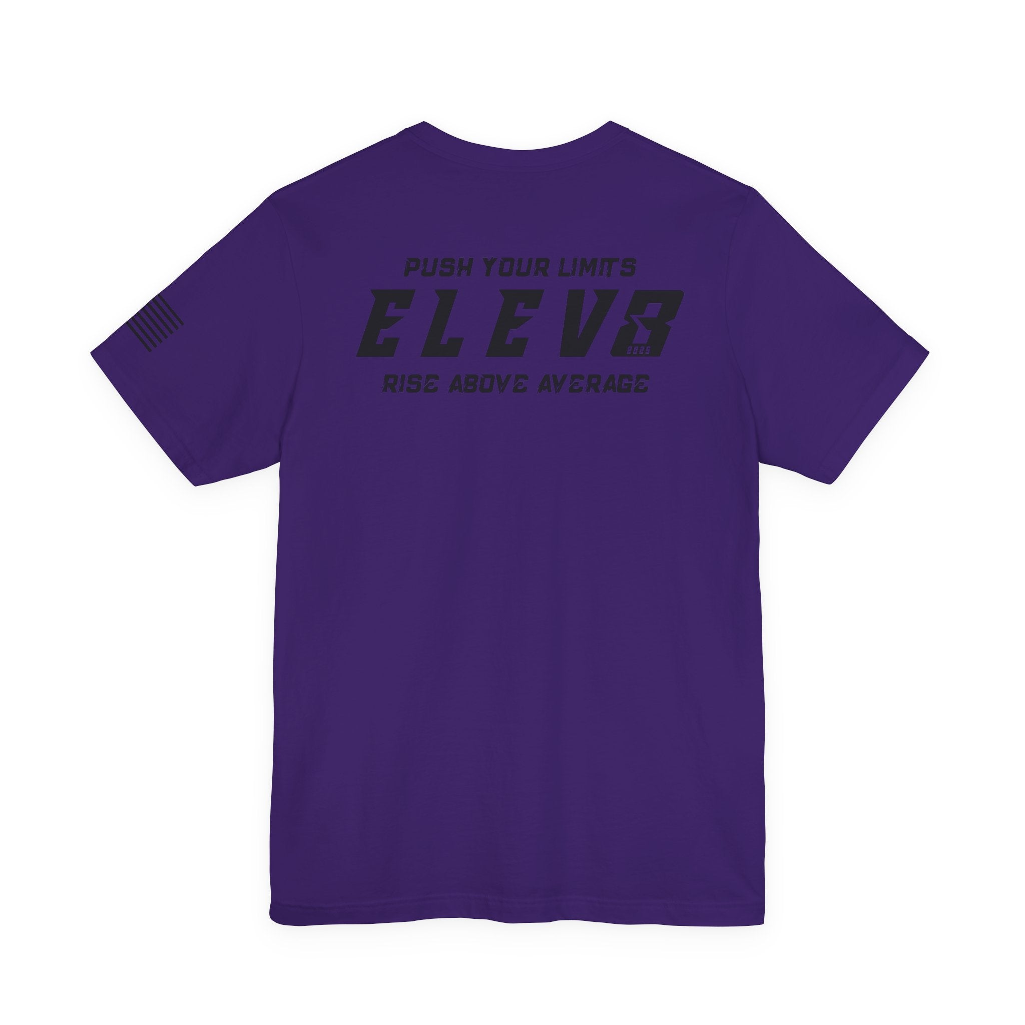 ELEV8 SUPPLY PUSH YOUR LIMITS TEE BLACK LOGO