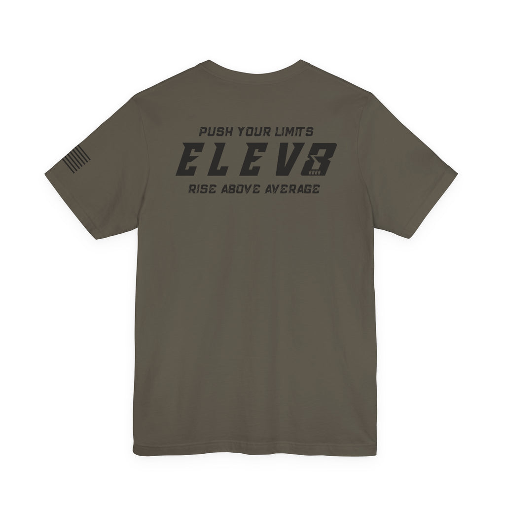 ELEV8 SUPPLY PUSH YOUR LIMITS TEE BLACK LOGO