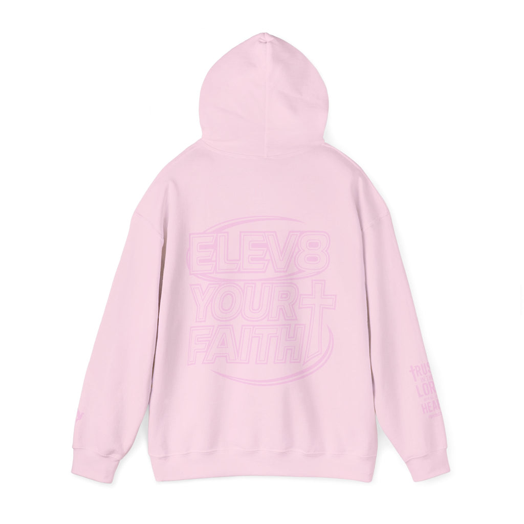 ELEVATE YOUR FAITH HOODIE PINK