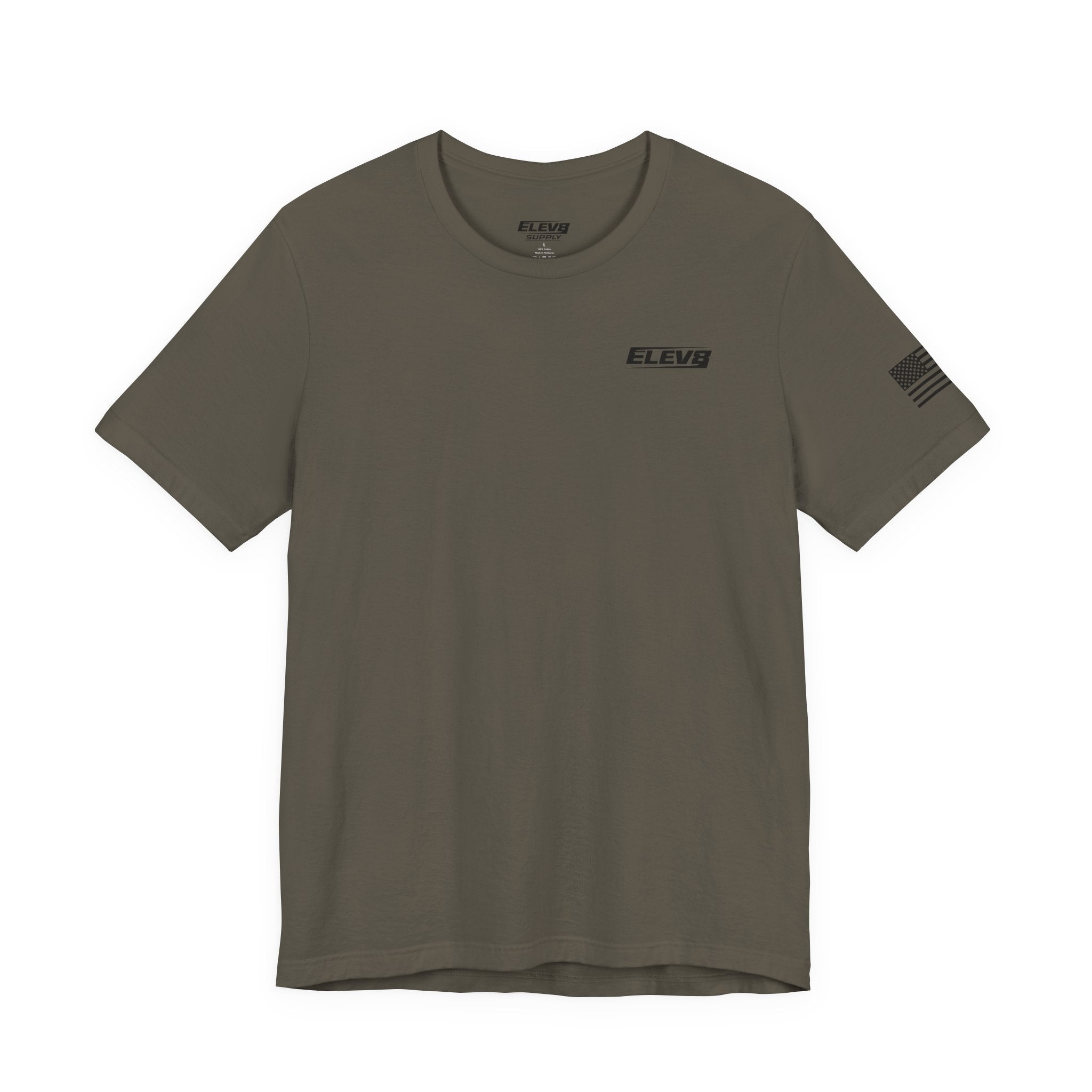 ELEV8 SUPPLY PUSH YOUR LIMITS TEE BLACK LOGO