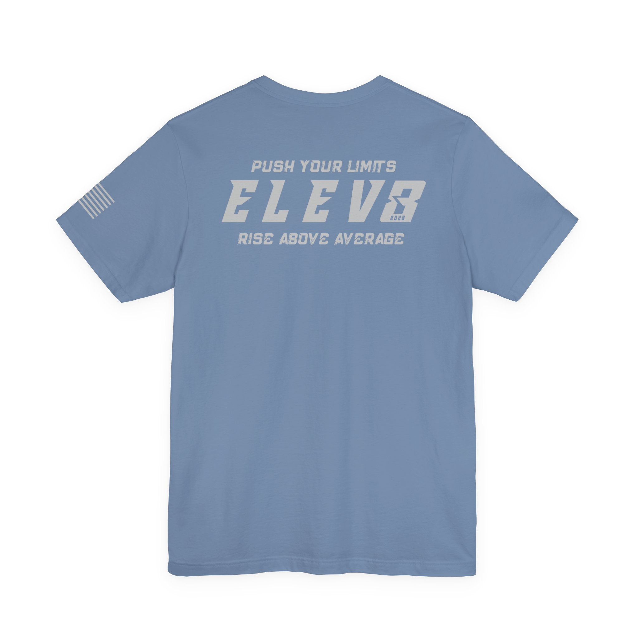 ELEV8 SUPPLY PUSH YOUR LIMITS TEE GREY LOGO