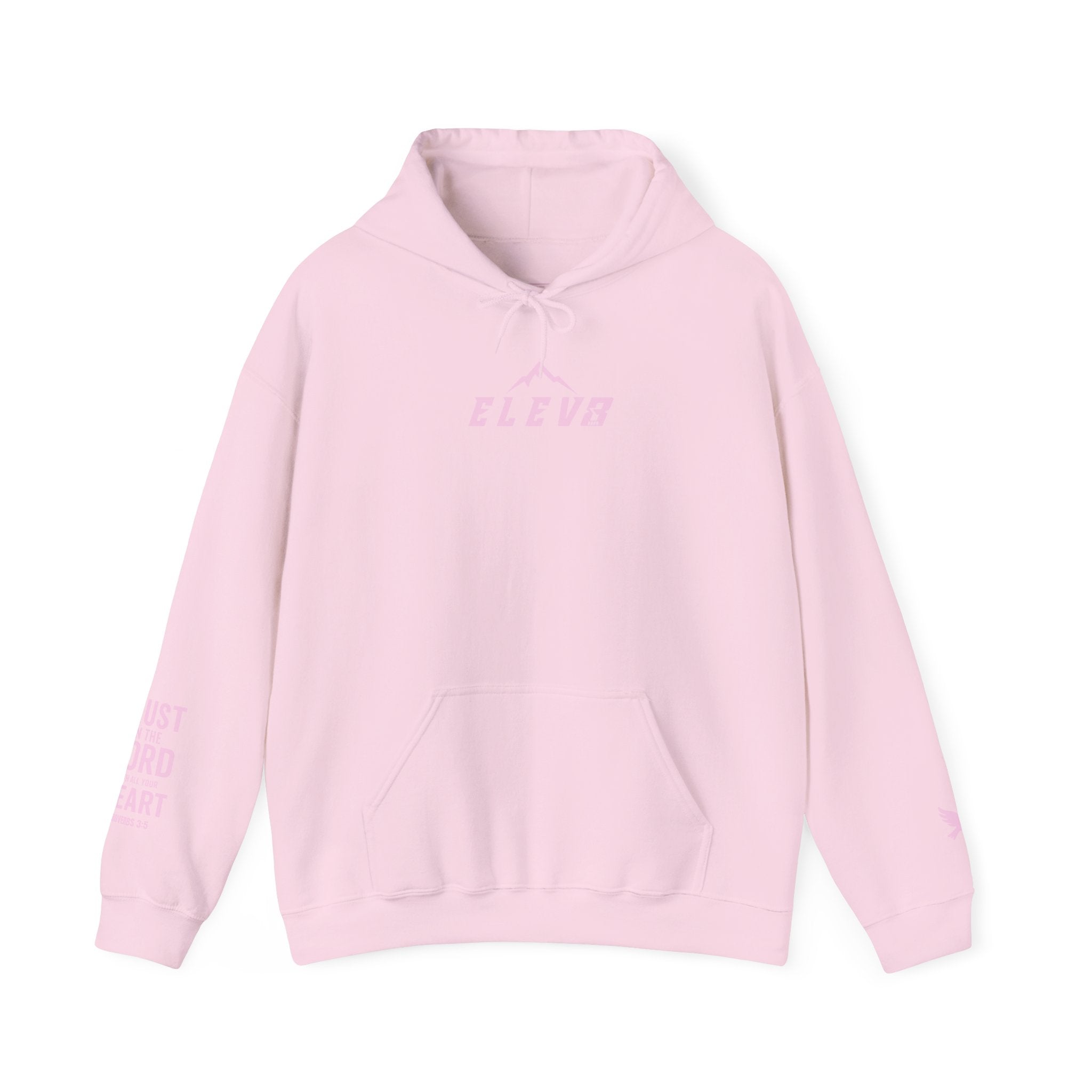 ELEVATE YOUR FAITH HOODIE PINK