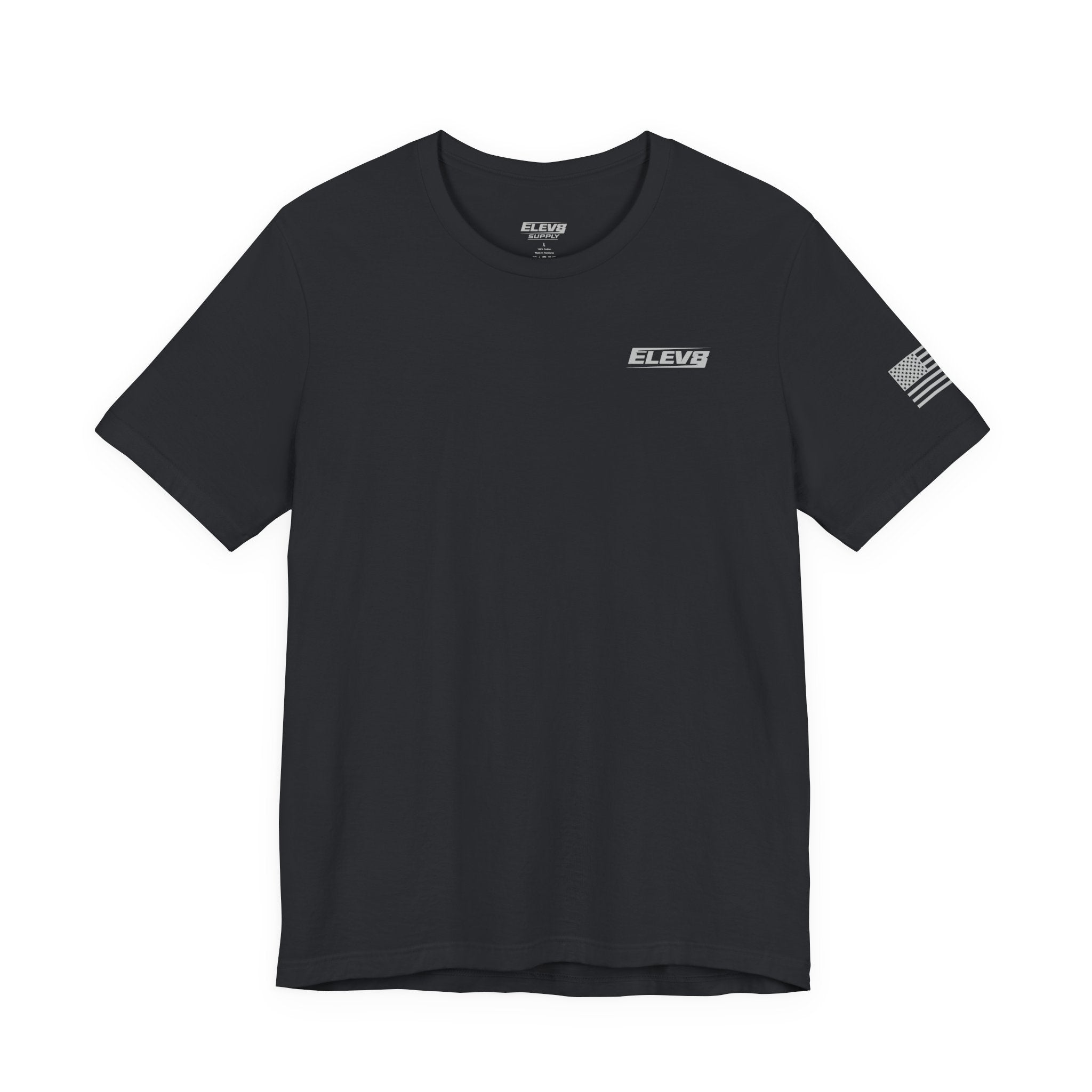 ELEV8 SUPPLY PUSH YOUR LIMITS TEE GREY LOGO