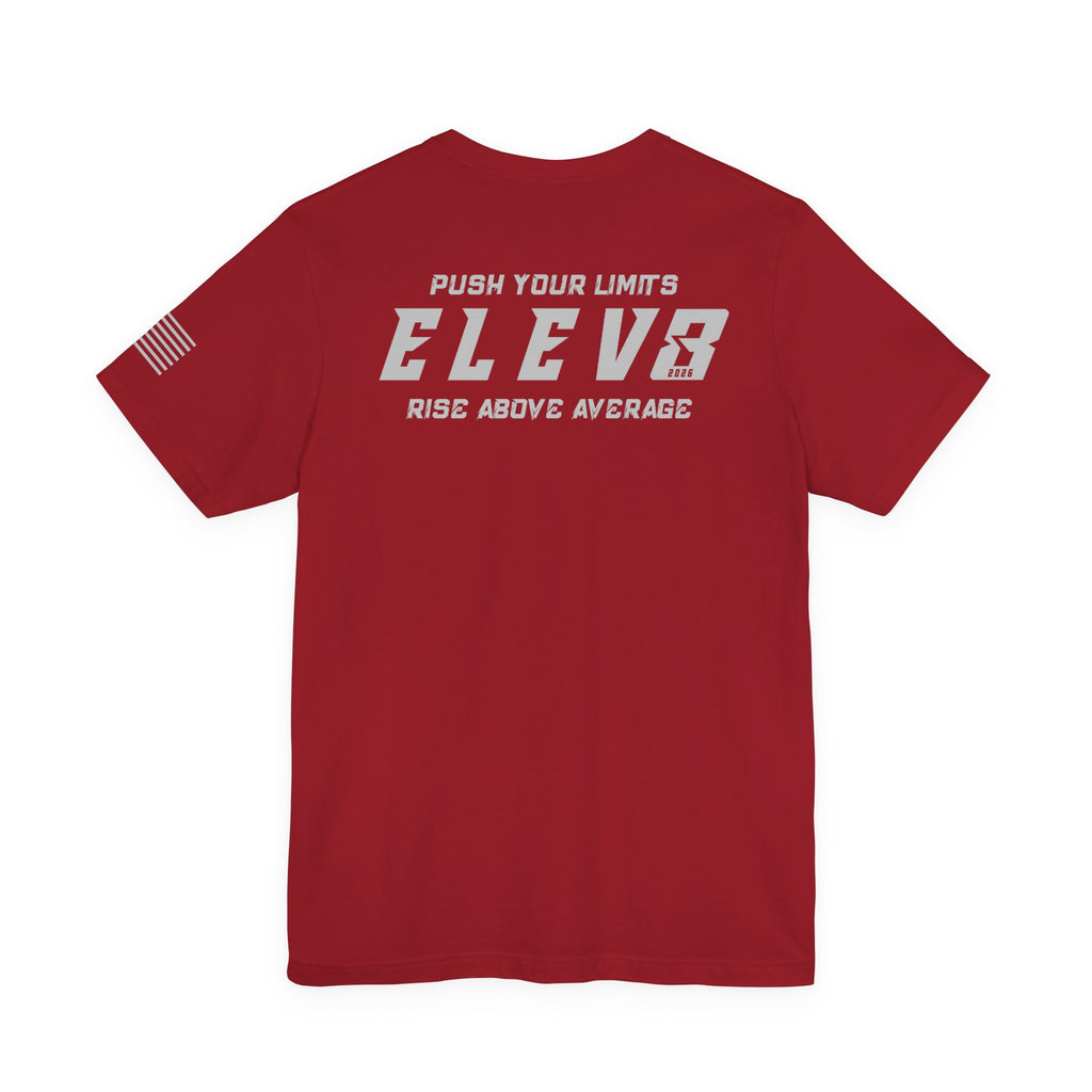 ELEV8 SUPPLY PUSH YOUR LIMITS TEE GREY LOGO