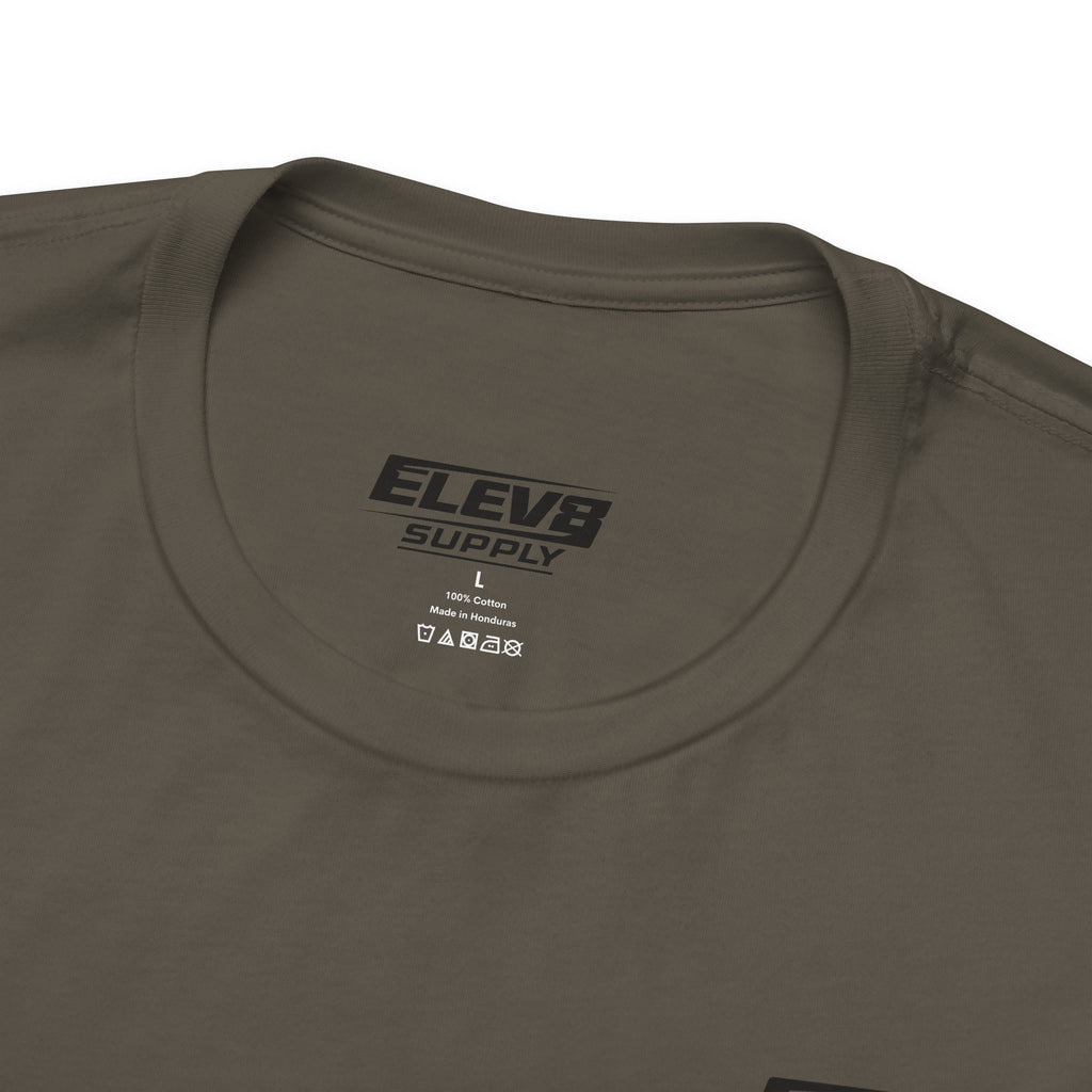 ELEV8 SUPPLY PUSH YOUR LIMITS TEE BLACK LOGO