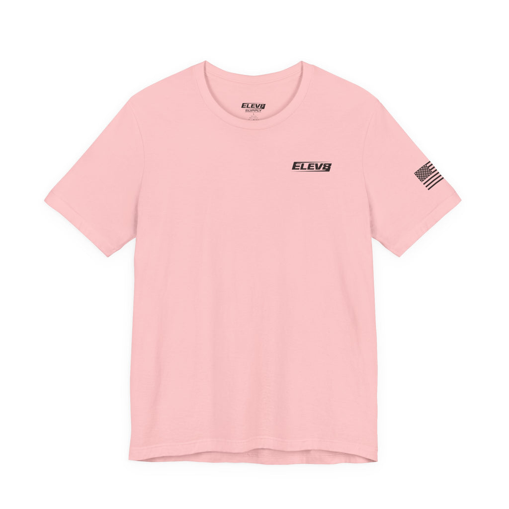 ELEV8 SUPPLY PUSH YOUR LIMITS TEE BLACK LOGO