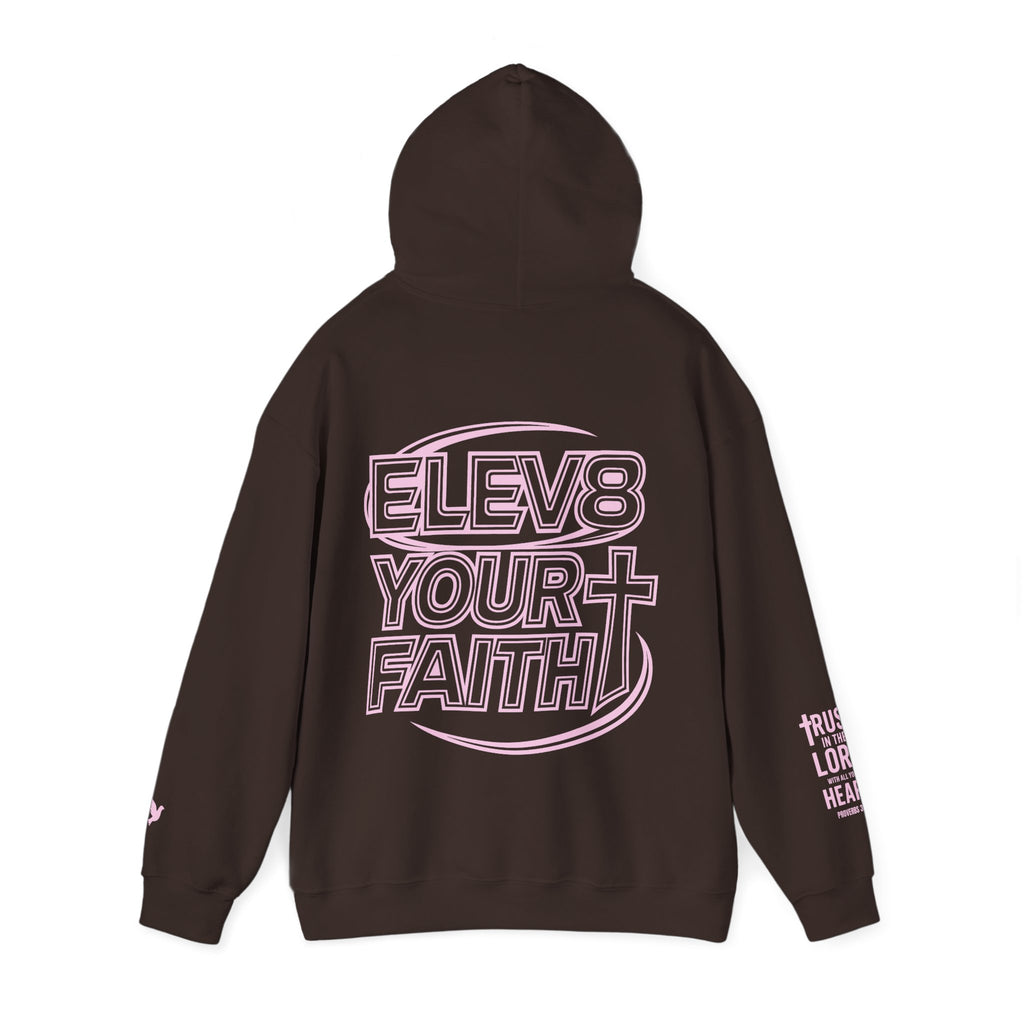 ELEVATE YOUR FAITH HOODIE PINK