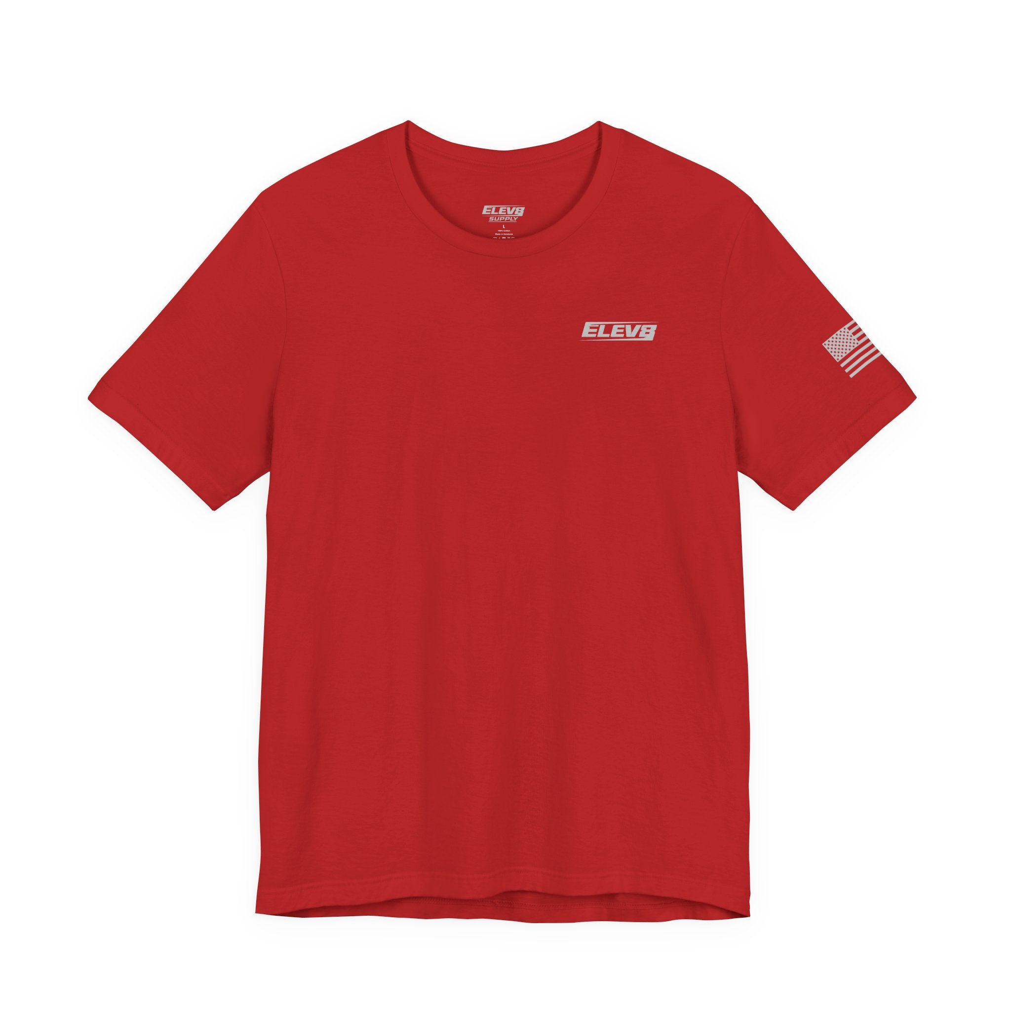 ELEV8 SUPPLY PUSH YOUR LIMITS TEE GREY LOGO
