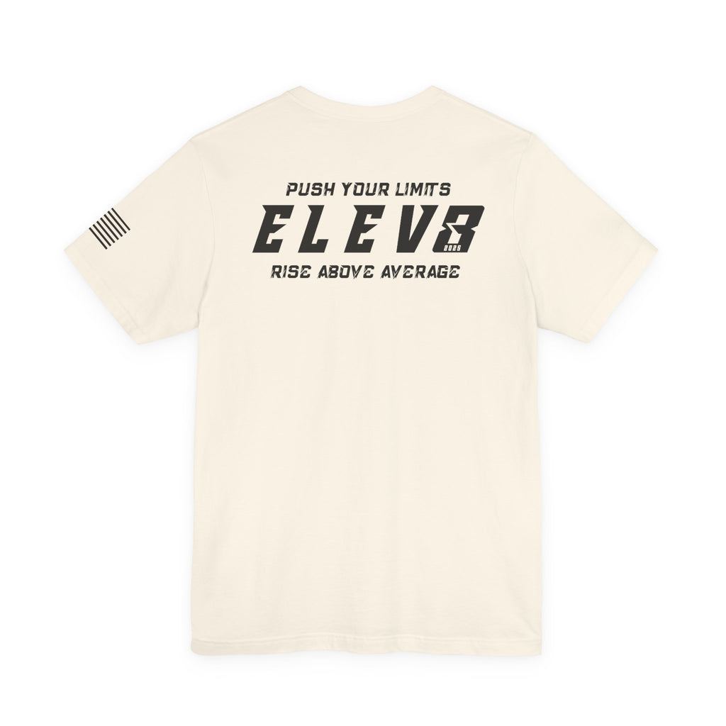 ELEV8 SUPPLY PUSH YOUR LIMITS TEE BLACK LOGO